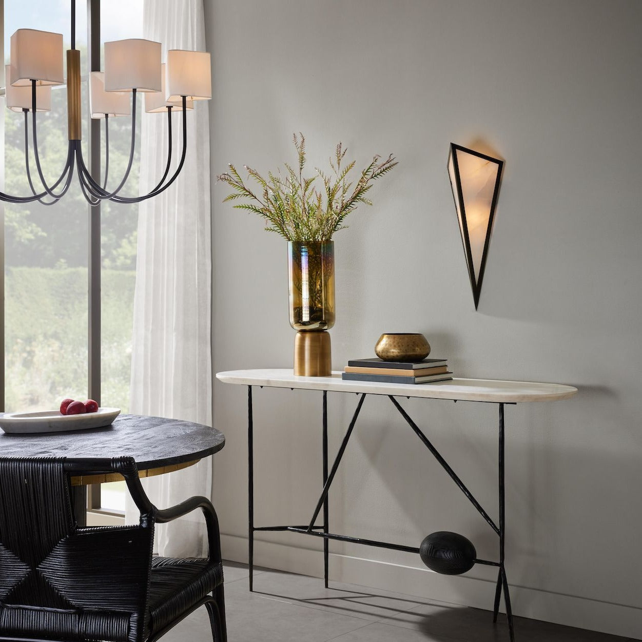 arteriors priestly sconce styled