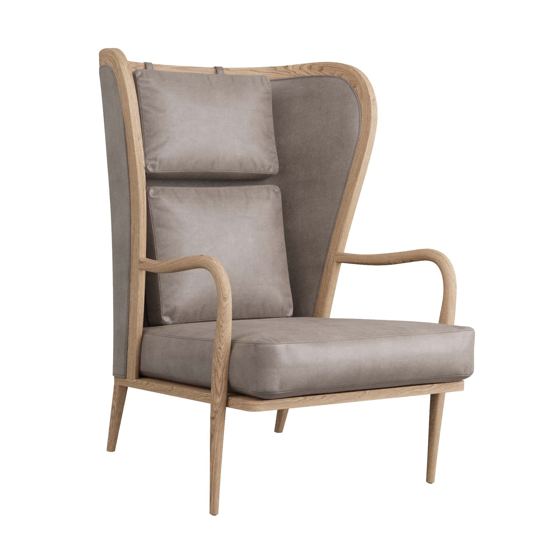 arteriors stassi wing chair angle