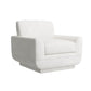 arteriors stiles lounge chair flint velvet angle