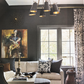 Atlanta home magazine currey company jean Louis chandelier