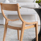 bungalow 5 Alexa chair natural dining with table