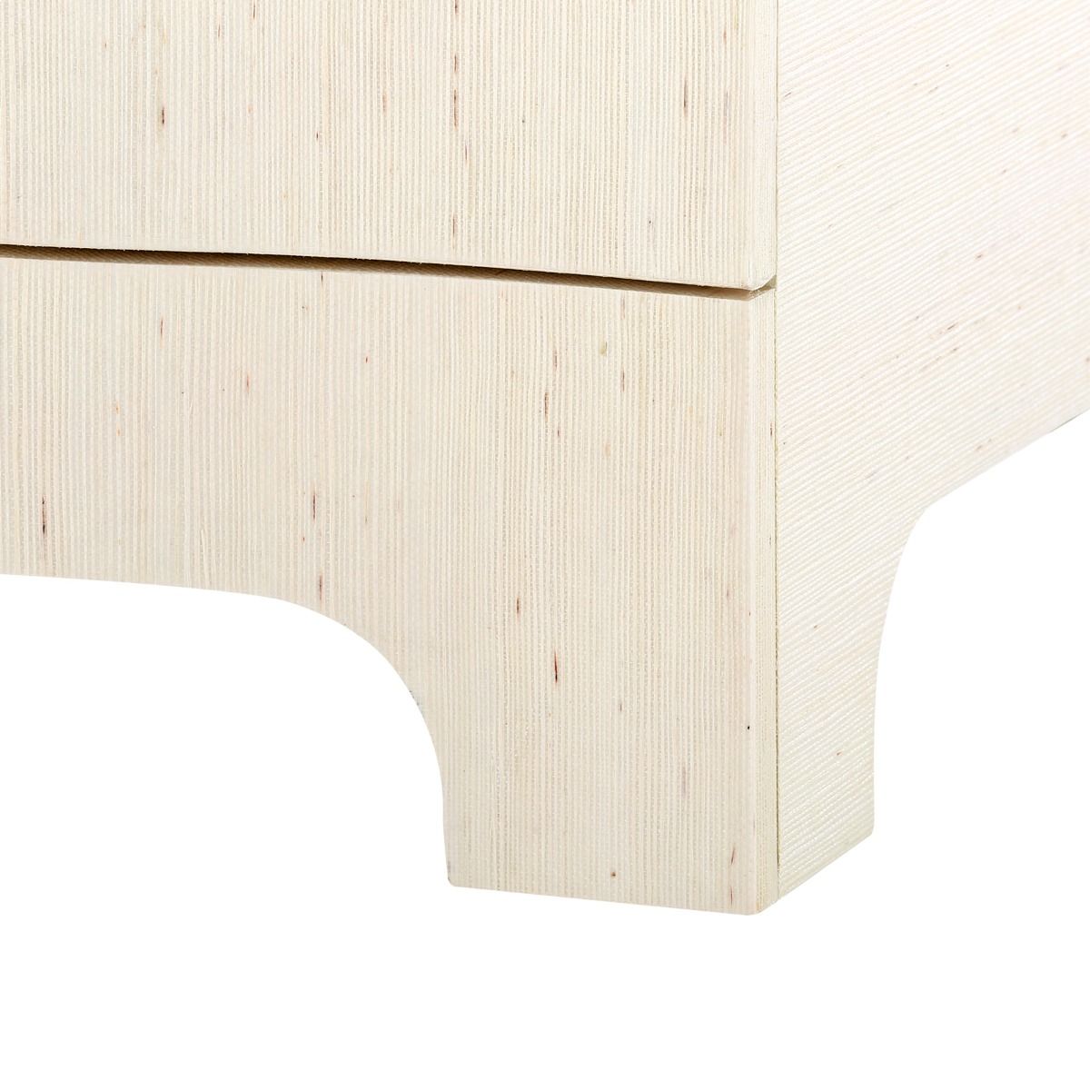 four hands bardot three drawer side table natural
