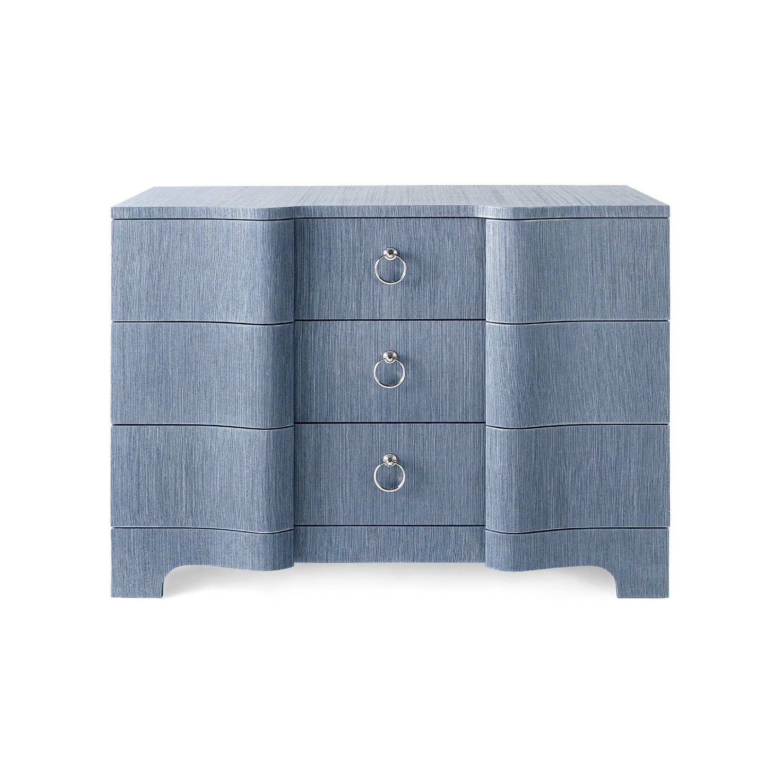 Villa & House Bardot Large 3 Drawer Dresser Navy Blue CLAYTON GRAY HOME Villa & House Bardot Large 3 Drawer Dresser Navy Blue CLAYTON GRAY HOME