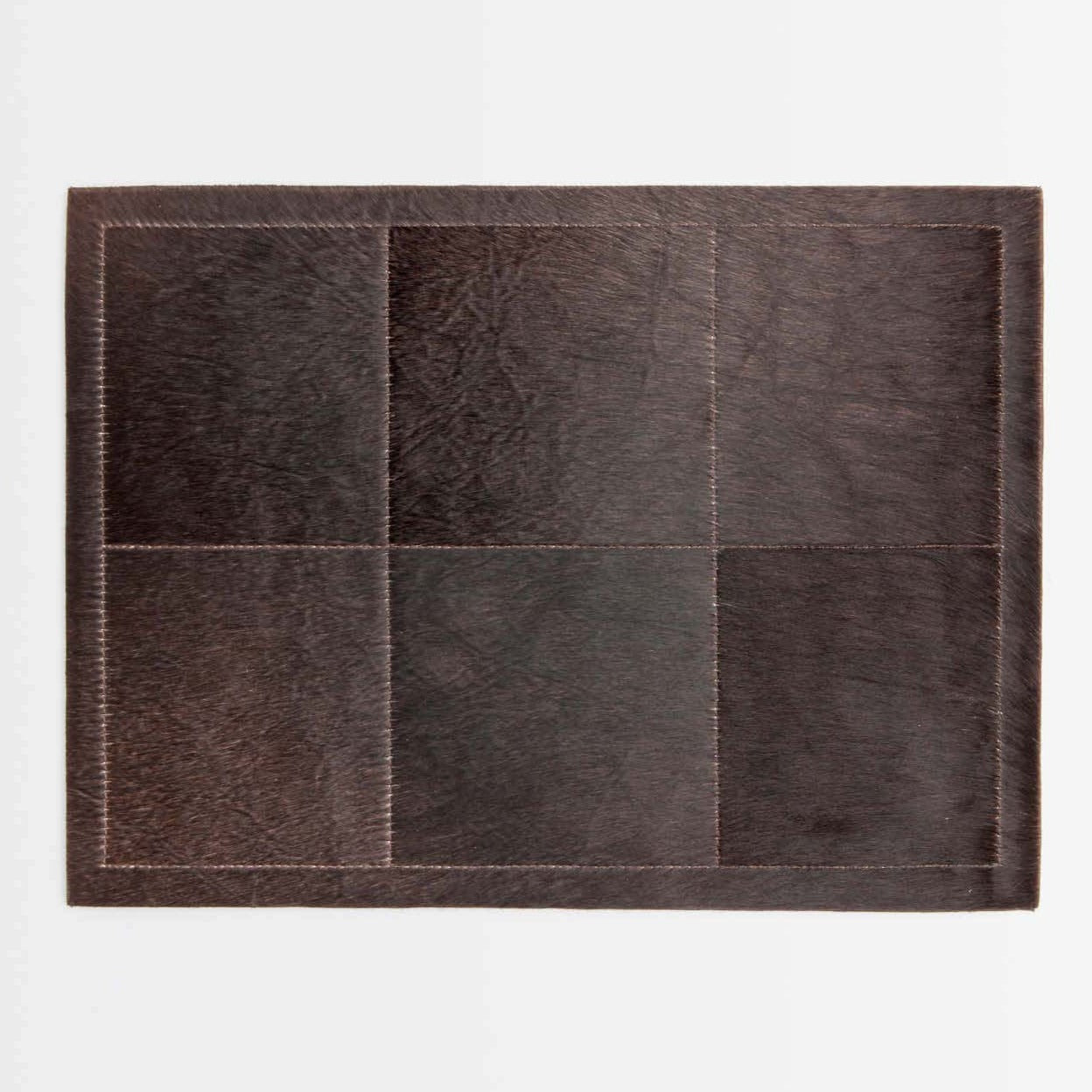 Tanner Placemat Brown Hair on Hide - multiple options