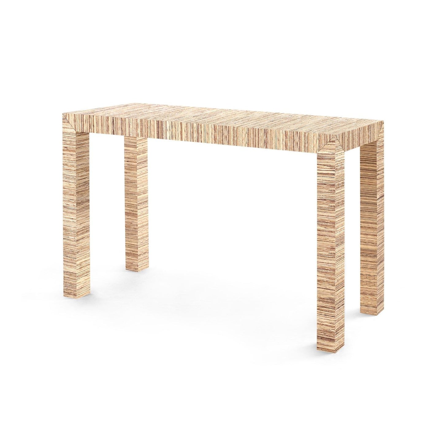 four hands parsons console table natural angle