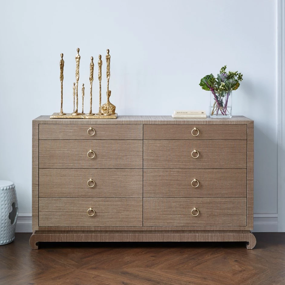 Villa & House Ming Extra Large 8 Drawer Dresser Flax Brown CLAYTON GRAY HOME Villa & House Ming Extra Large 8 Drawer Dresser Flax Brown CLAYTON GRAY HOME