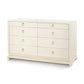 Bungalow 5 Ming Extra Large 8 Drawer Chest Natural