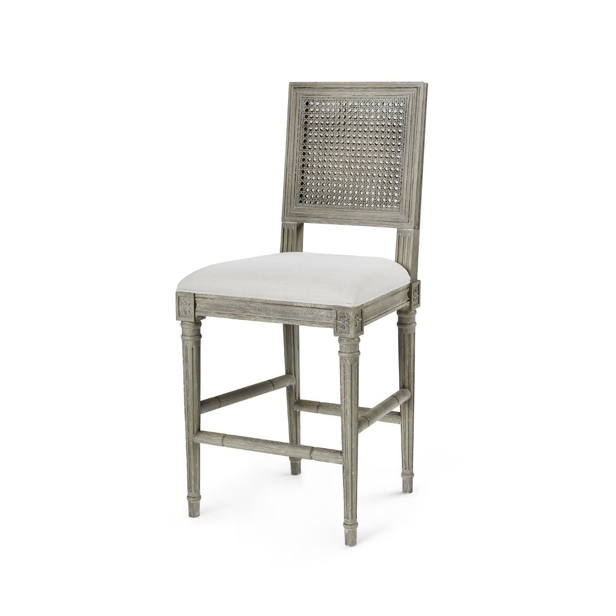 annette counter stool grey
