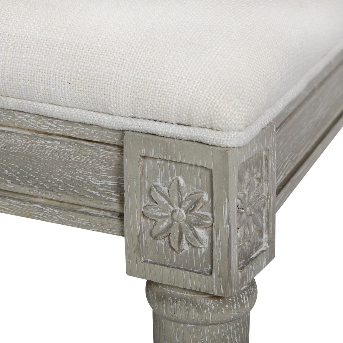 annette counter stool grey detail