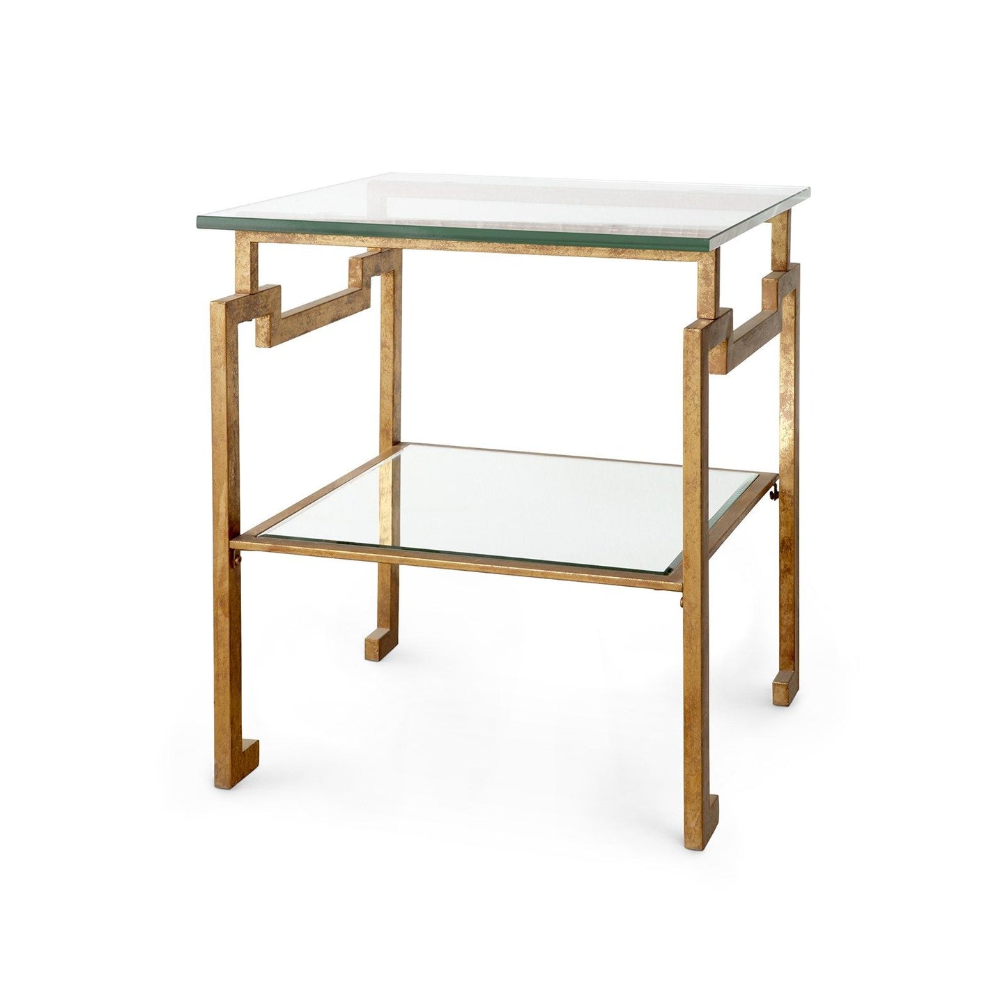 arteriors home anton side table gold