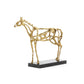 bungalow 5  Arabian horse statue gold