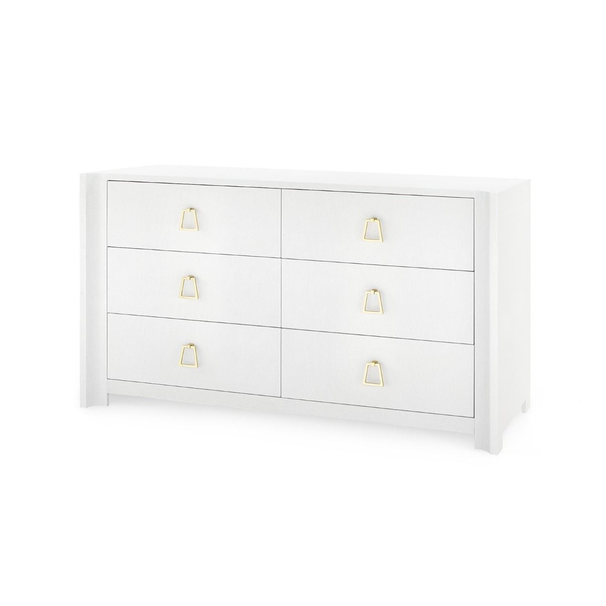 bungalow 5 audrey 6 drawer dresser white