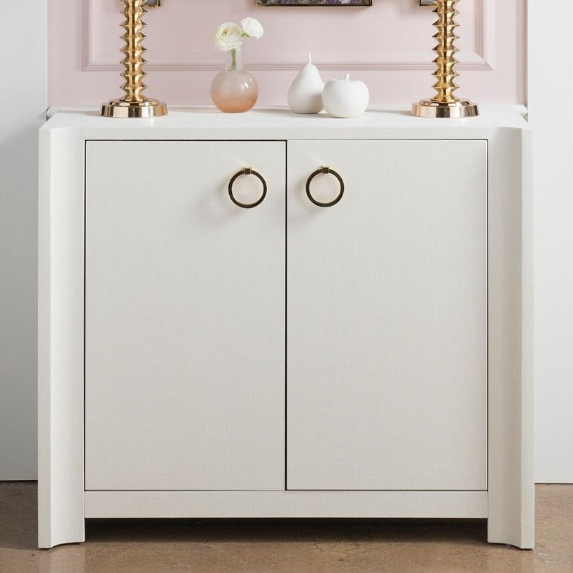 bungalow 5 audrey cabinet white styled