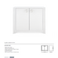 bungalow 5 audrey two door cabinet white tearsheet