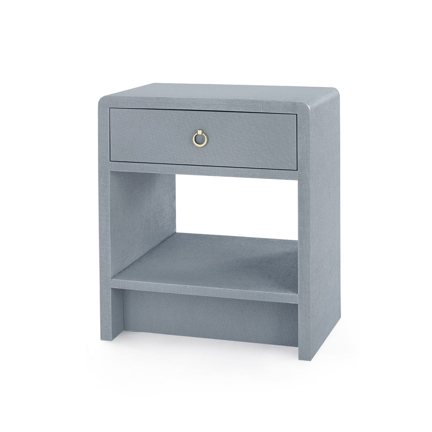 bungalow 5 benjamin linen 1 drawer side table gray angle