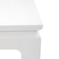 bungalow 5 bethany square coffee table large white corner detail