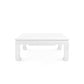 bungalow 5 bethany square coffee table white front