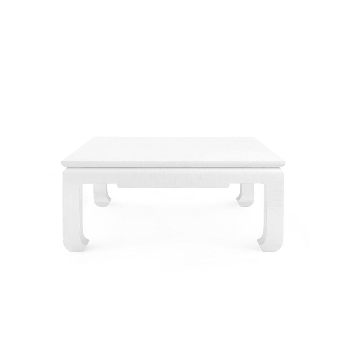 bungalow 5 bethany square coffee table white front