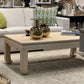 Bethany Large Rectangular Coffee Table Natural Twill