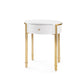 bungalow 5 bodrum side table white angle