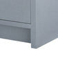 bungalow 5 bryant linen extra large 6 drawer chest gray leg