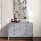 bungalow 5 bryant linen extra large 6 drawer chest gray styled