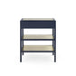 bungalow 5 caanan 1 drawer side table midnight blue back