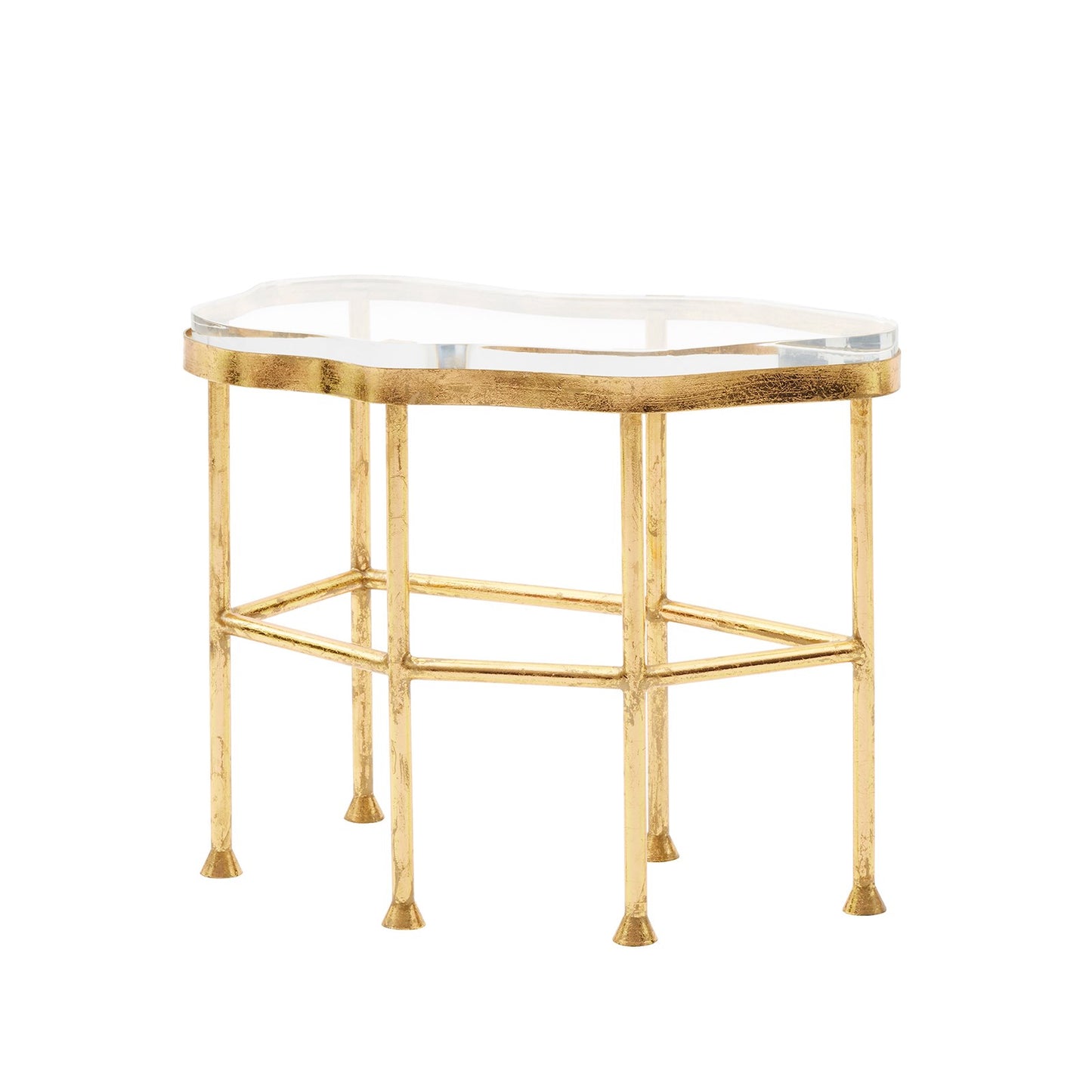 bungalow 5 cristal side table gold angle