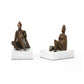 bungalow 5 duet statue bronze pair