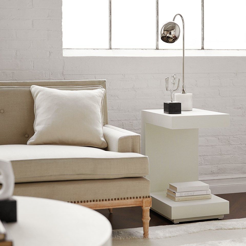bungalow 5 essential side table white styled