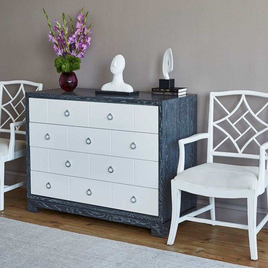 bungalow 5 evelyn armchair white