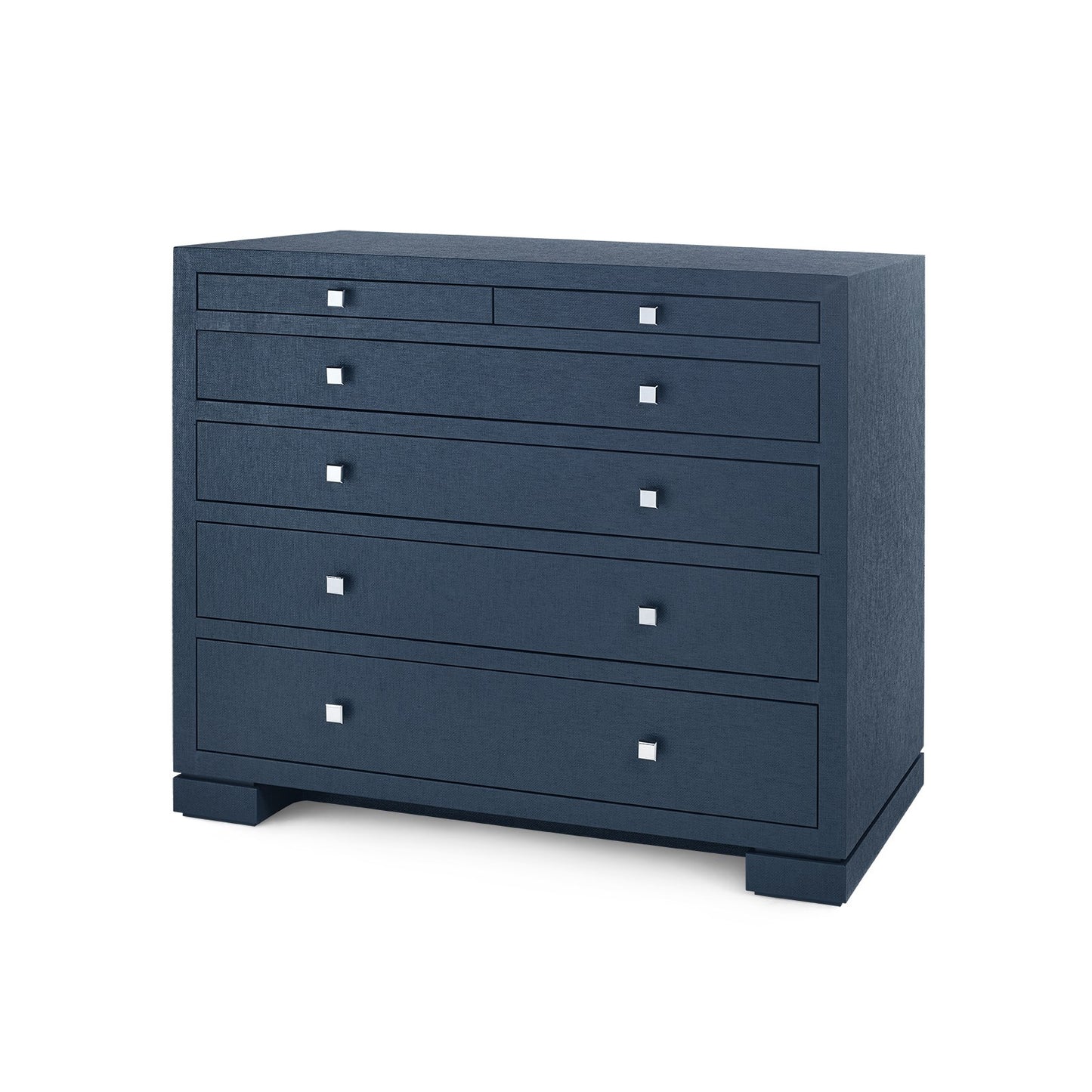 bungalow 5 frances 6 drawer storage navy blue