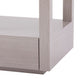 bungalow 5 gavin one drawer side table taupe grey bottom