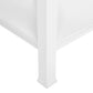 bungalow 5 harlow one drawer side table white leg