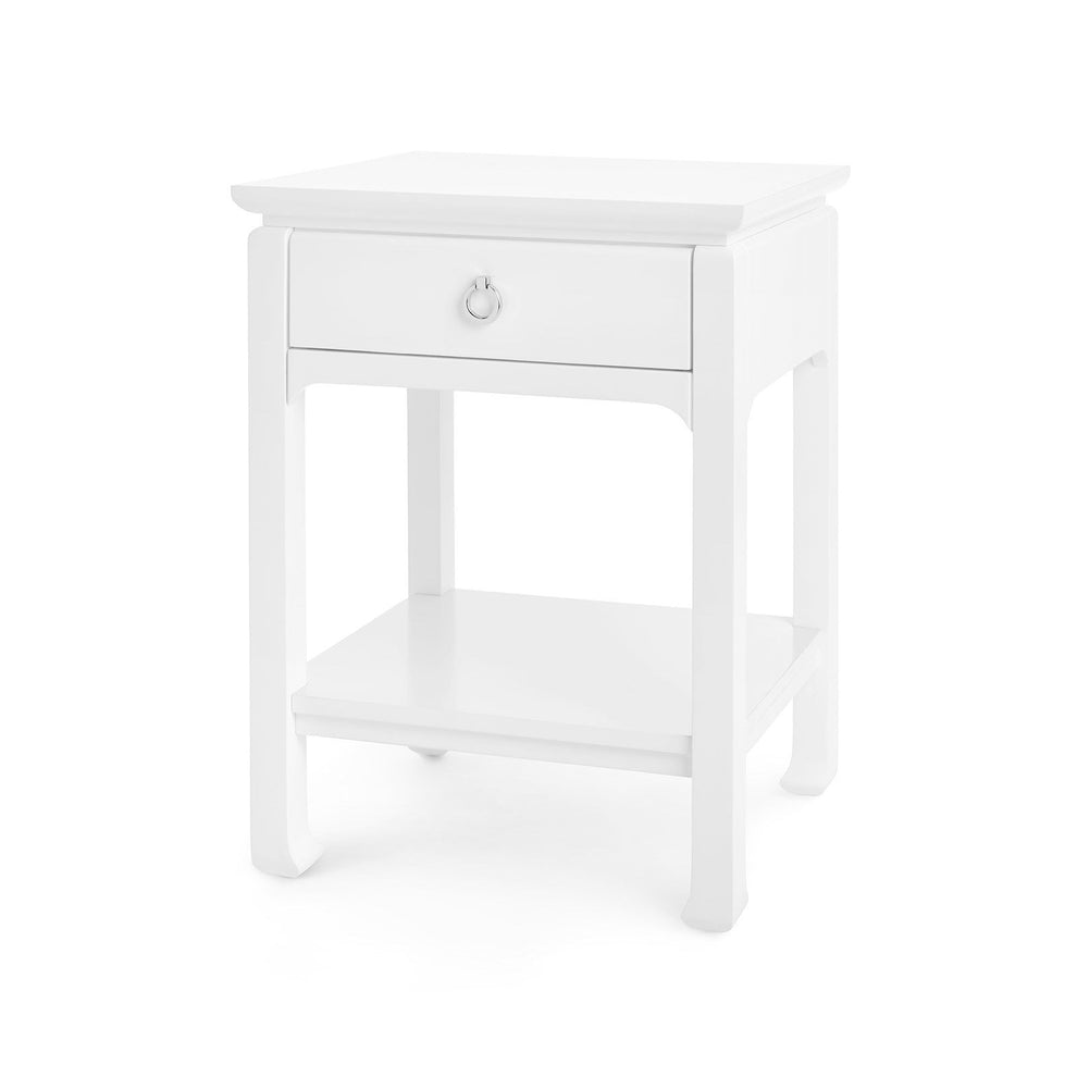 Villa & House Harlow 1 Drawer Side Table White Pearl – CLAYTON GRAY HOME