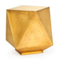 bungalow 5 hedron side table brass angle