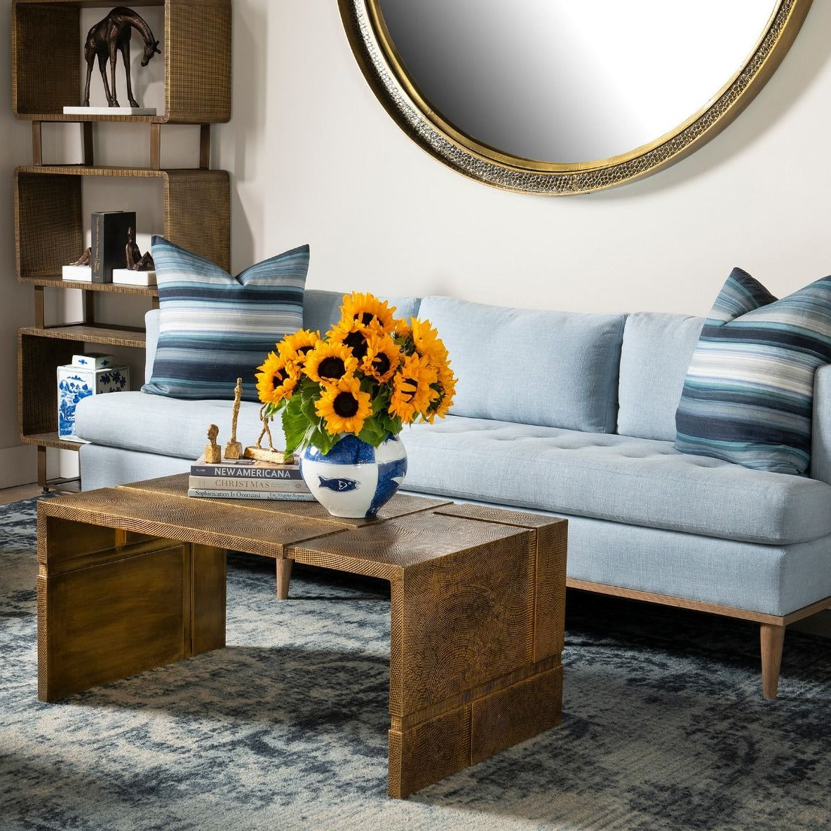 bungalow 5 hollis coffee table styled