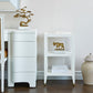 bungalow 5 isadora side table white styled
