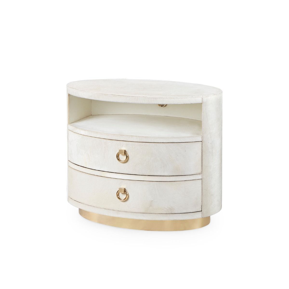 bungalow 5 julius 2 drawer side table white angle