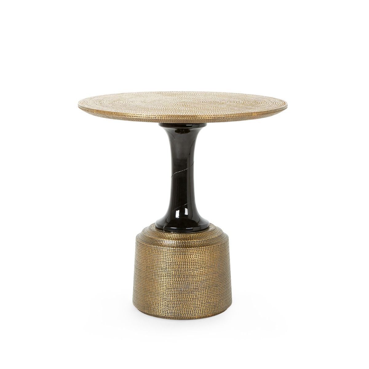 Klein Side Table Antique Brass