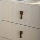 bungalow 5 madeline three drawewr side table platinum drawers styled
