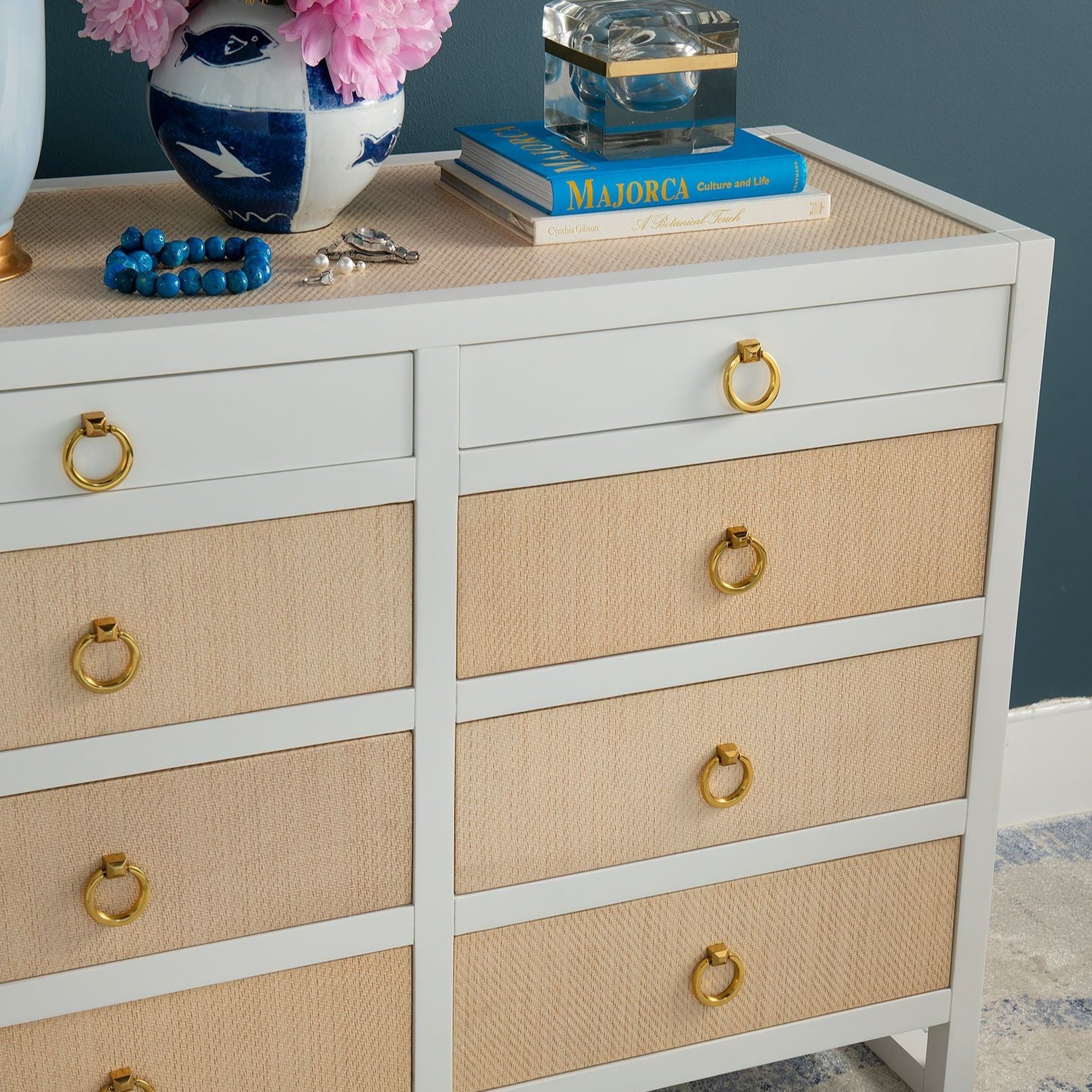 bungalow 5 mallet 8 drawer dresser drawers styled