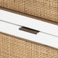 bungalow 5 malmo side table white drawer detail