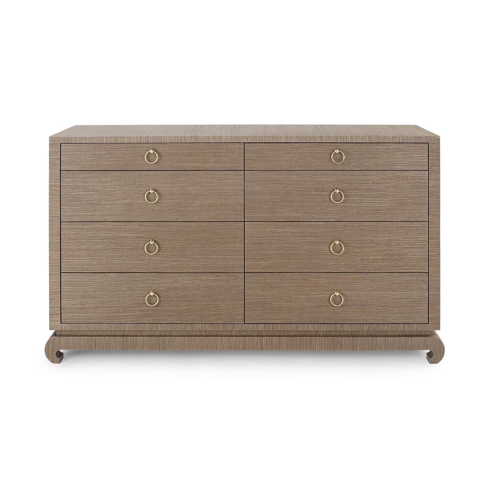 Villa & House Ming Extra Large 8 Drawer Dresser Flax Brown CLAYTON GRAY HOME Villa & House Ming Extra Large 8 Drawer Dresser Flax Brown CLAYTON GRAY HOME