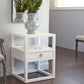 bungalow 5 newport one drawer side table styled