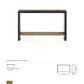 bungalow 5 odeon console antique brass tearsheet