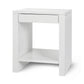 bungalow 5 odom side table white