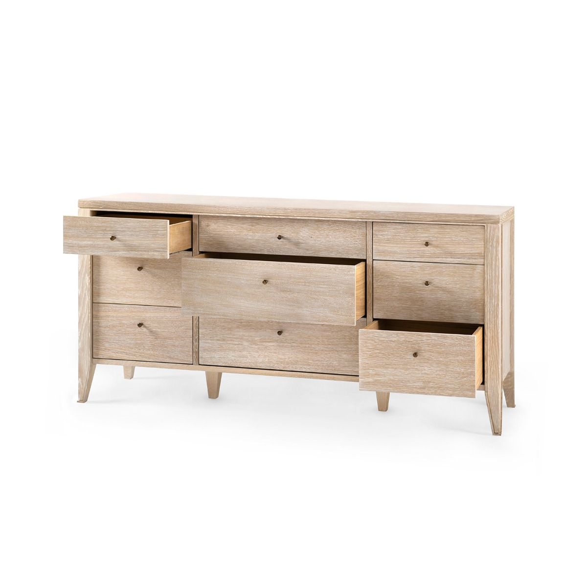 Paola Extra Large 9 Drawer Dresser Sand Paola Extra Large 9 Drawer Dresser Sand