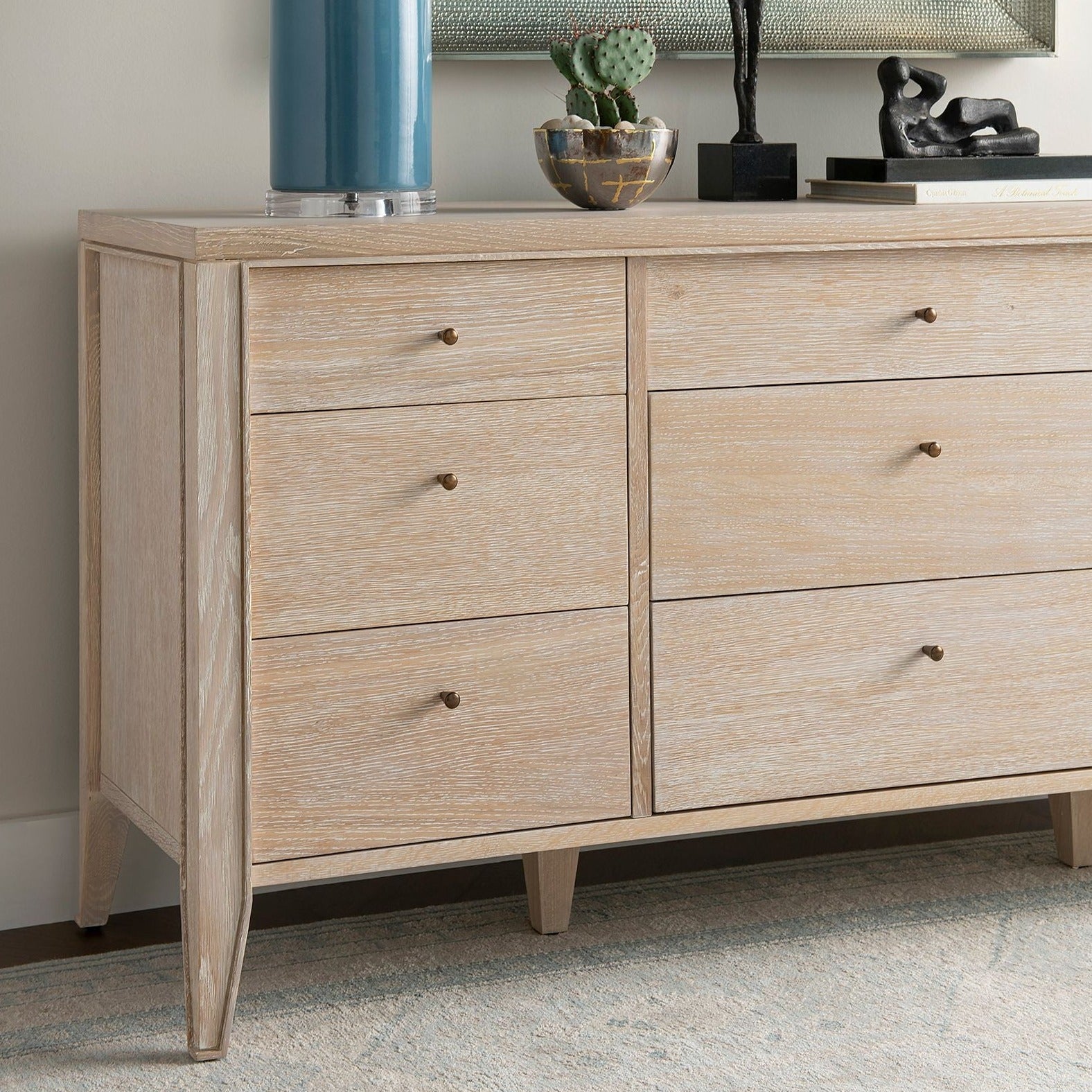 Paola Extra Large 9 Drawer Dresser Sand Paola Extra Large 9 Drawer Dresser Sand