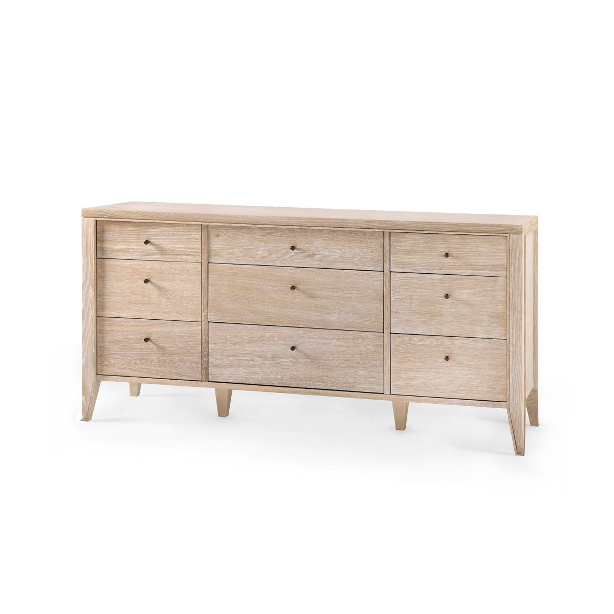 bungalow 5 paola extra large dresser bleached cerused oak